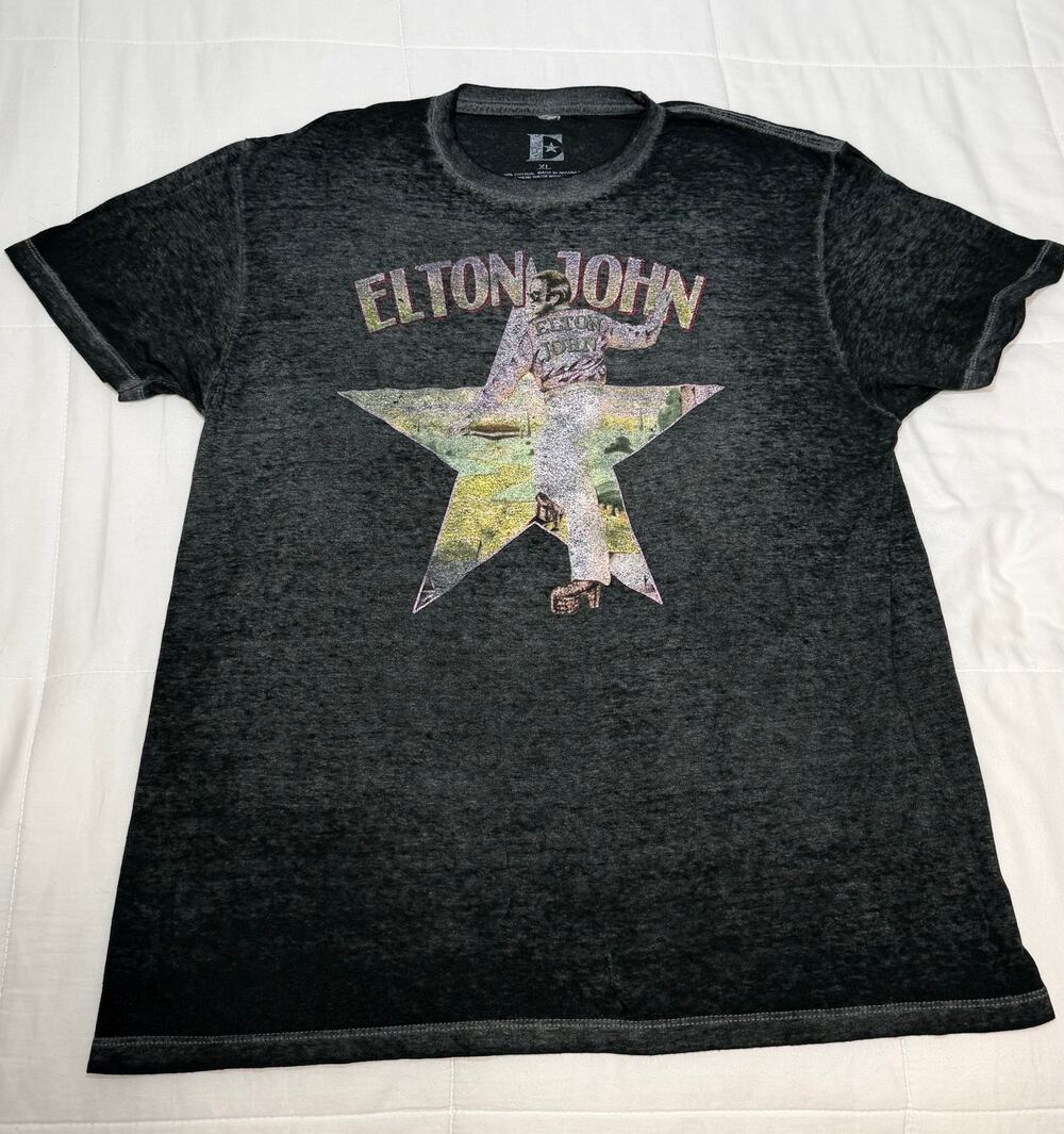 Elton John 2022 Farewell Yellow Brick Road Tour Tee XL